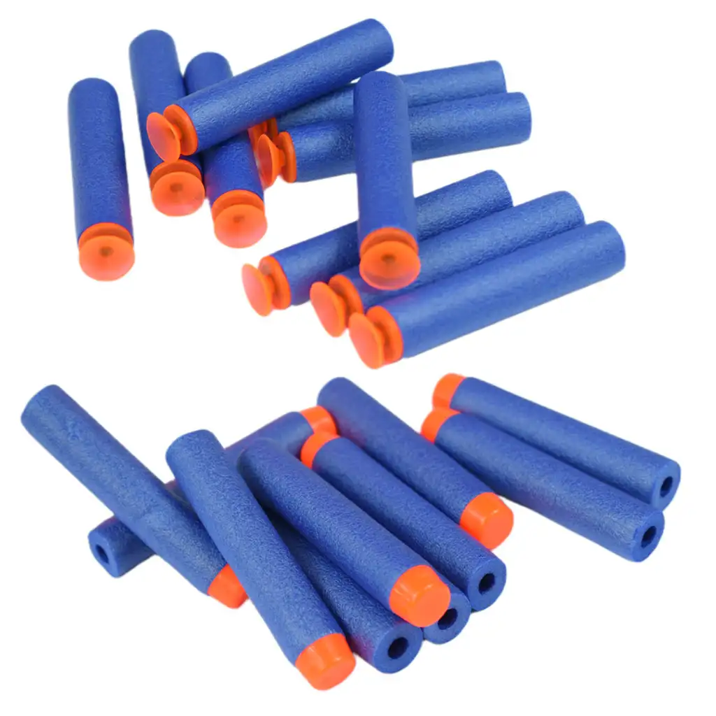 Soft Bullet Gun: Elektromos szivacslövő fegyver tárral és töltényekkel kétféle változatban 60cm kép 8