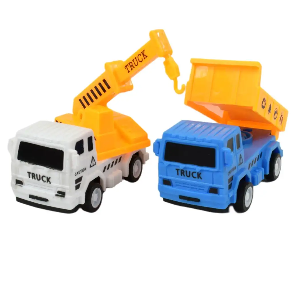 Truck Working: 7 db-os lendkerekes építőipari játékszett autókkal, járművekkel és kiegészítővel kép 2