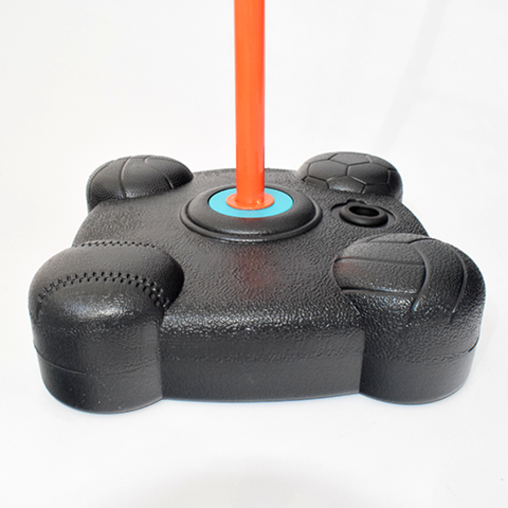 Állítható méretű kosárlabda palánk állvánnyal és labdával 141-109 cm kép 3