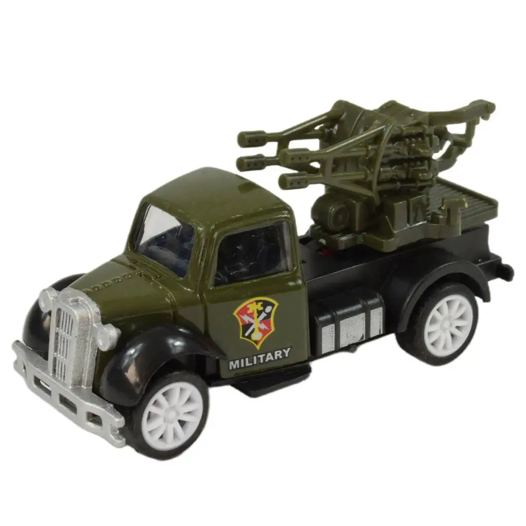 Die-Cast: Katonai kisautó többféle változatban lendkerekes 1/55 kép 2