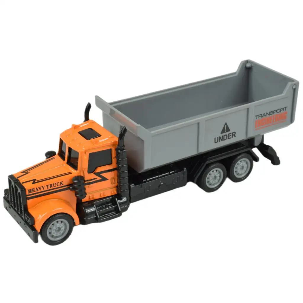 City Squad: Munkagép teherautó lendkerekes kialakítással kétféle változatban 1db kép 2