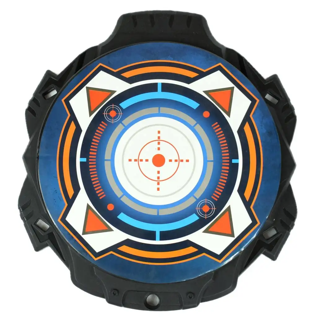 Soft Bullet: Reflex 4 manuális forgótáras szivacslövő fegyver céltáblával 22cm kép 8