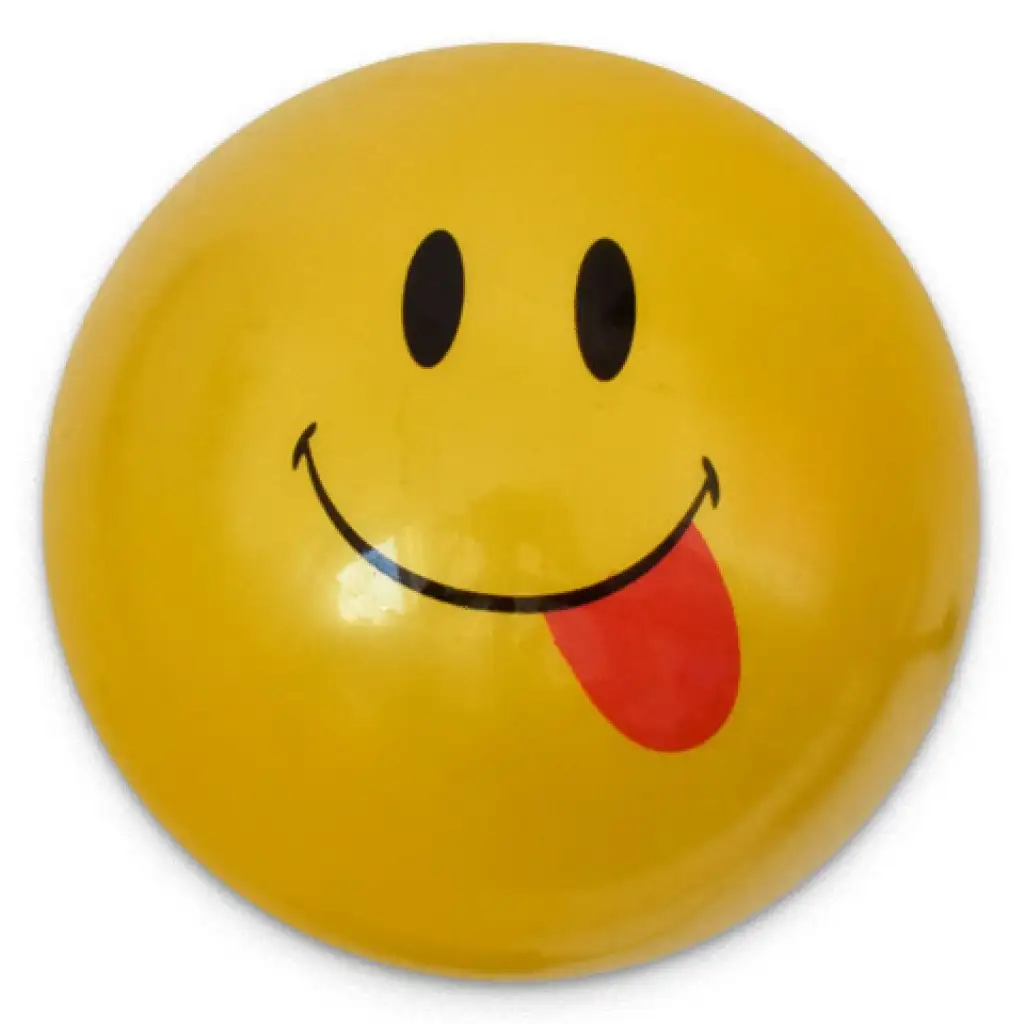 Smiley mintás gumilabda többféle változatban 23cm kép 11