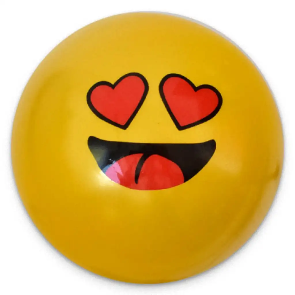 Smiley mintás gumilabda többféle változatban 23cm kép 2