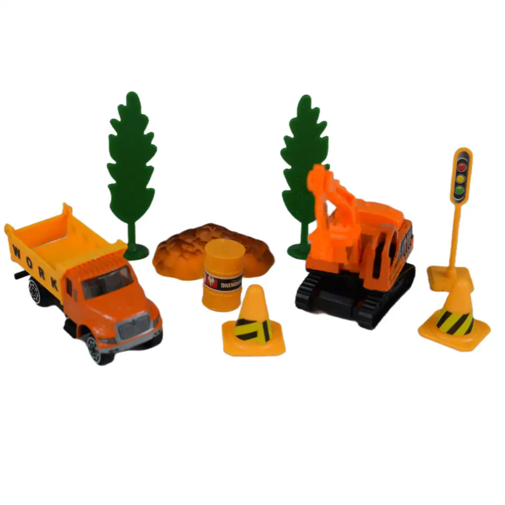 Construction Crew: Építőipari játékszett járművekkel többféle változatban 1db kép 2