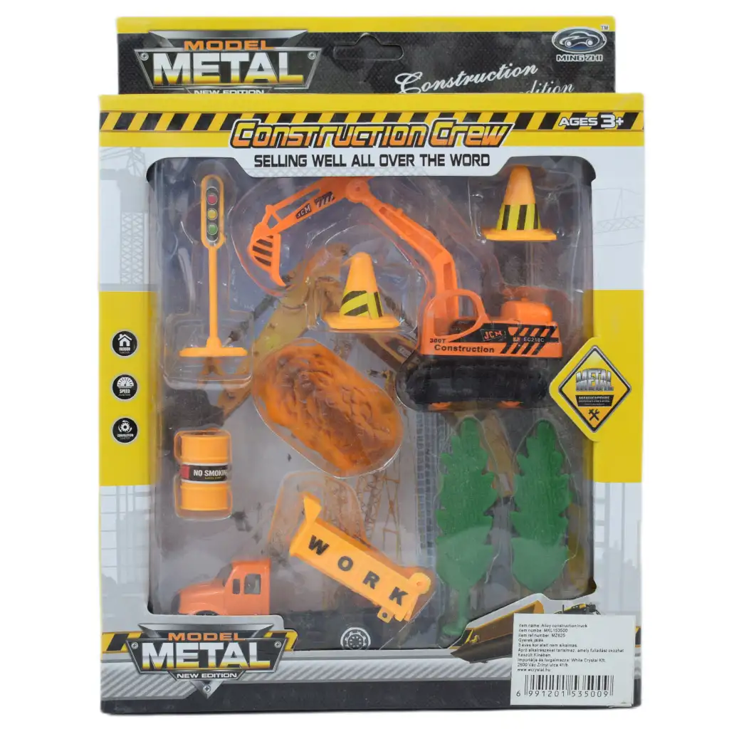 Construction Crew: Építőipari játékszett járművekkel többféle változatban 1db kép 10