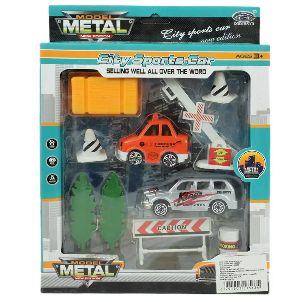 City Cars: Városi jármű szett kiegészítőkkel többféle változatban 1db kép 13