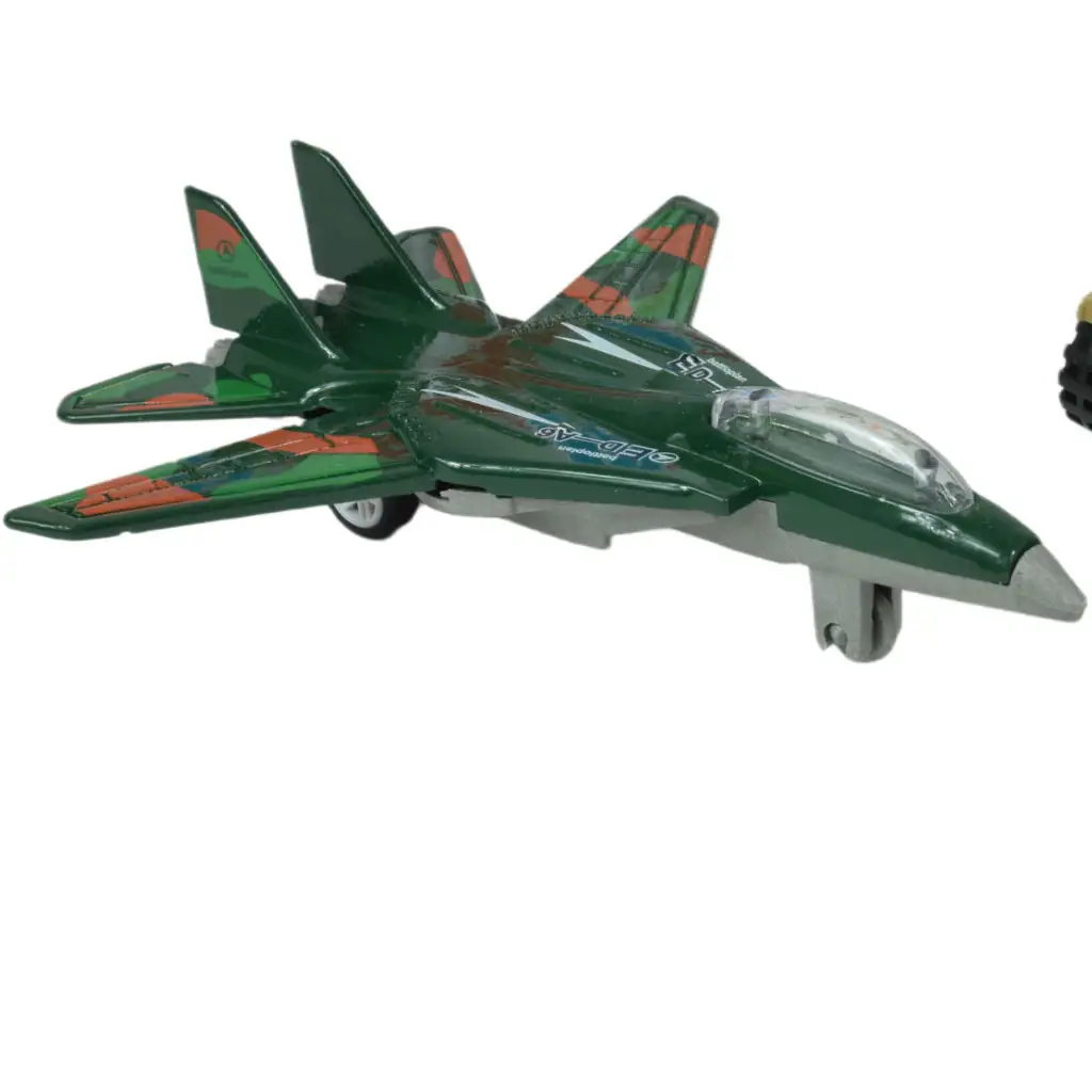 Super Army: Katonai játékszett fém járművekkel és lendkerekes repülővel kétféle változatban kép 5