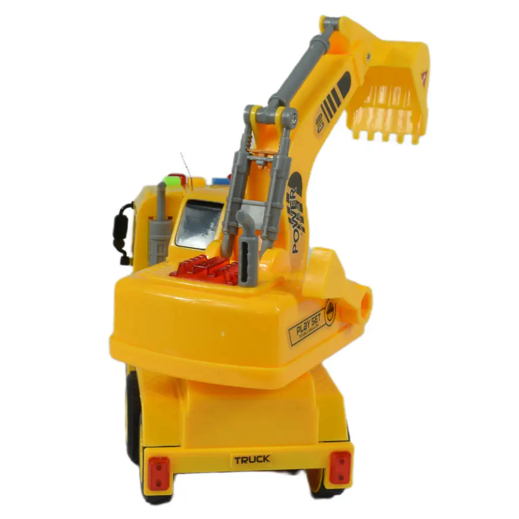 City Truck: Markolós teherautó fénnyel és hanggal 20cm kép 4