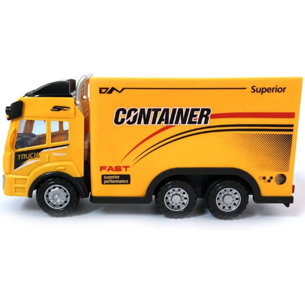 RC Távirányítós konténerszállító teherautó fényeffektekkel 27MHz 1/14-es méretarány kép 4