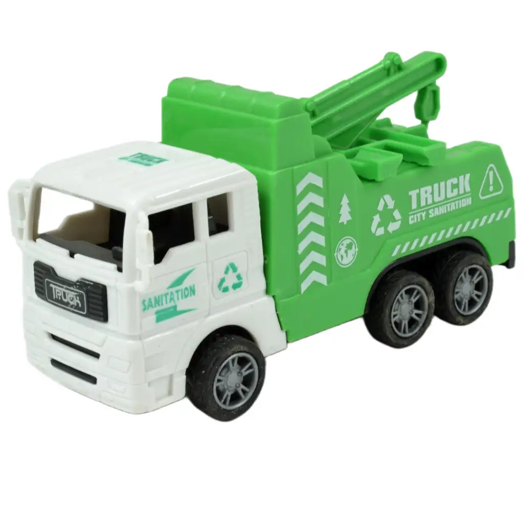 City Truck: Hulladékszállító kamion többféle változatban 12cm kép 8