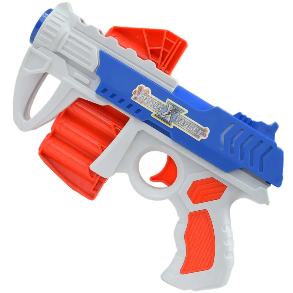 Dart League: Elektronikus forgó céltábla, manuális szivacslövő fegyverrel és lövvedékekkel kép 2