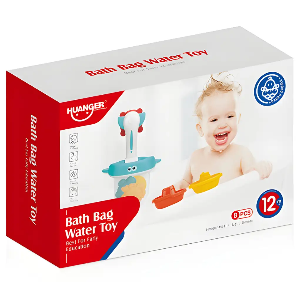 Happy World: Fürdőjáték tengeri állatokkal és hálóval kép 3