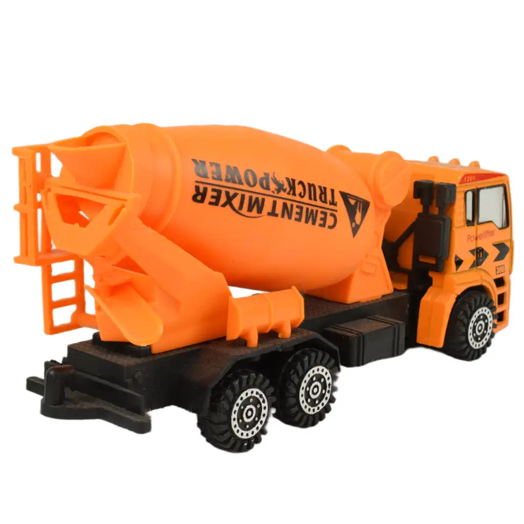 Truck: Fém építőipari járművek többféle változatban 19cm kép 10