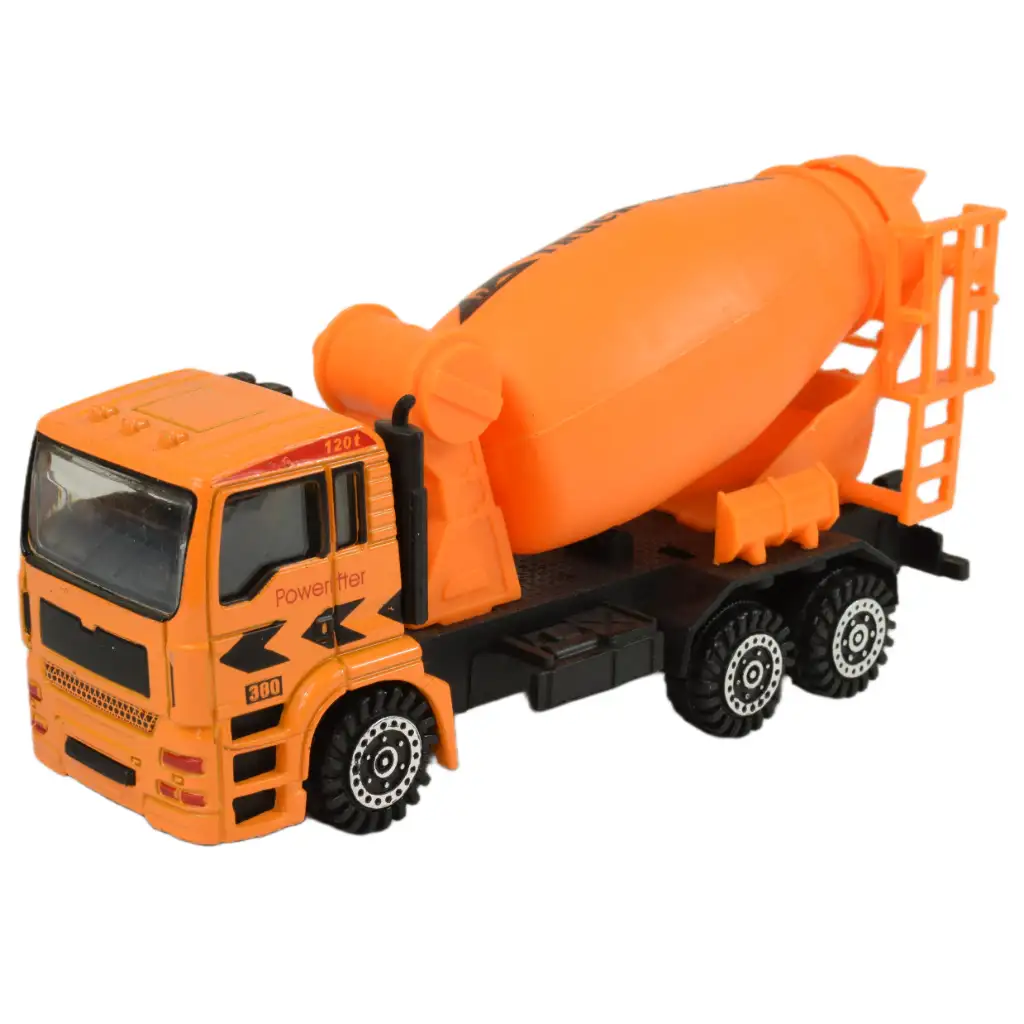 Truck: Fém építőipari járművek többféle változatban 19cm kép 8