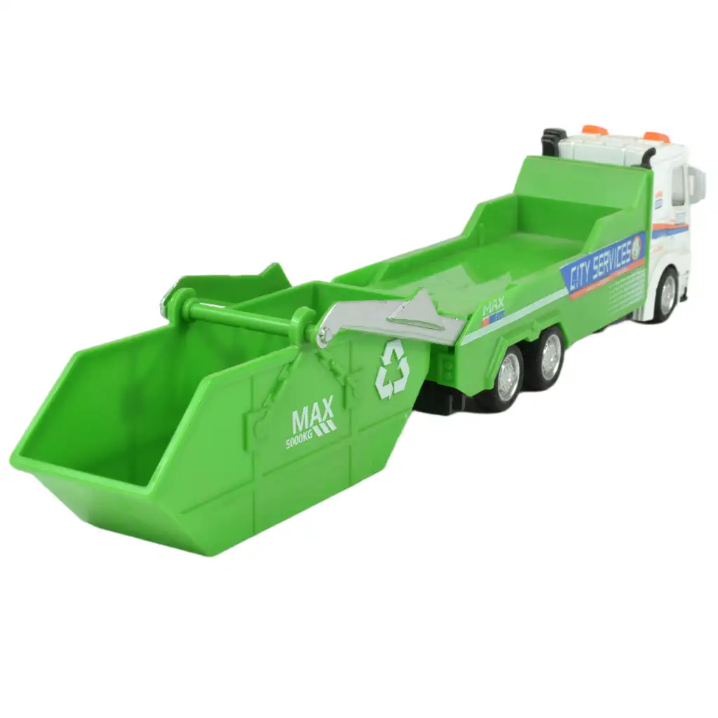 Metal Gear: Fém lendkerekes hulladékszállító kamion többféle változatban 19cm 1db kép 11