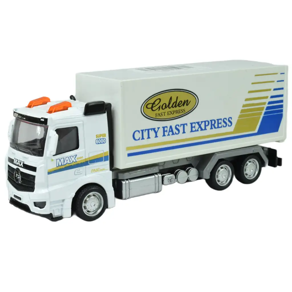 City Cars: Városi lendkerekes teherautó többféle változatban 19cm 1db kép 6