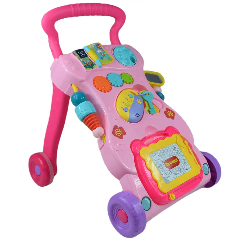 Happy World: Rózsaszín készségfejlesztő járássegítő kép 2