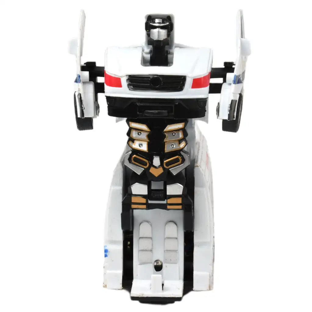 Ambulance: Robottá alakuló mentőautó kétféle változatban 13cm kép 5