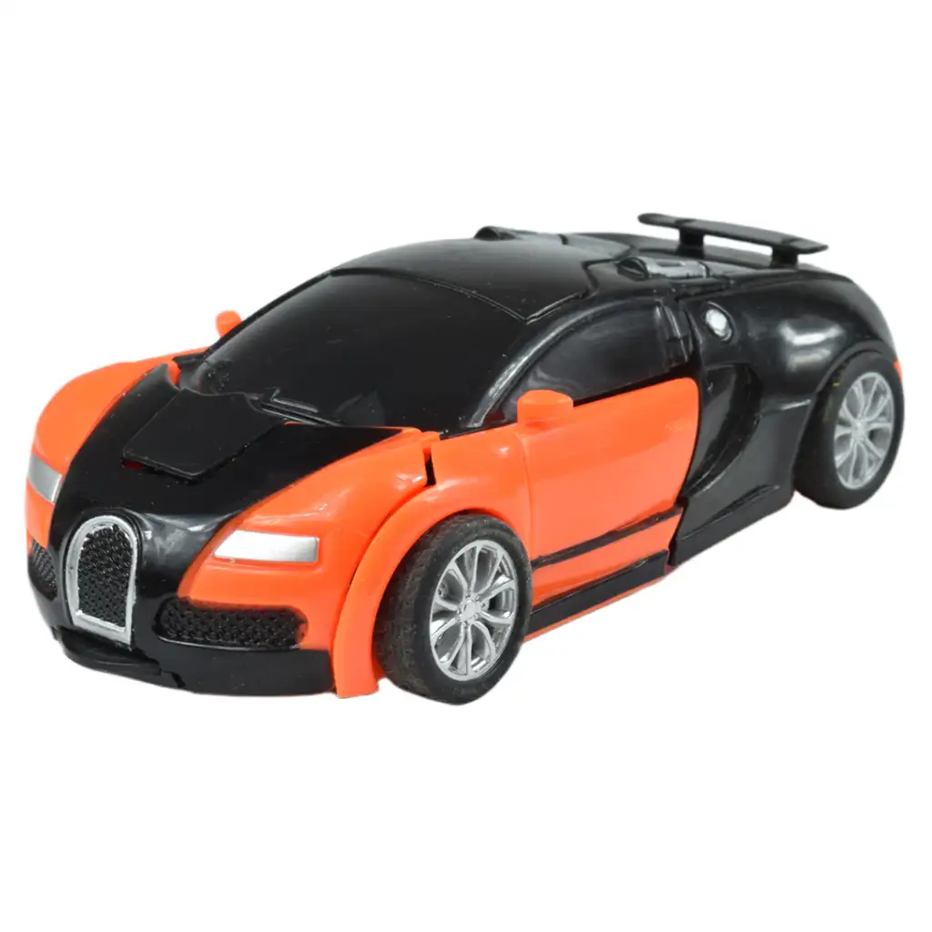 Racing Car: Robottá alakítható lendkerekes sportautó többféle változatban 13cm kép 2