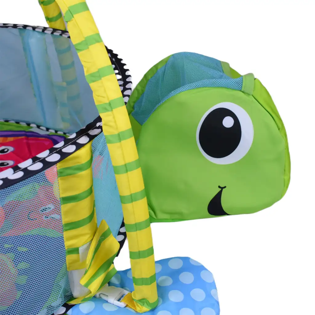 Teknősbékás bébi medence labdákkal és kiegészítőkkel 70x90cm kép 3