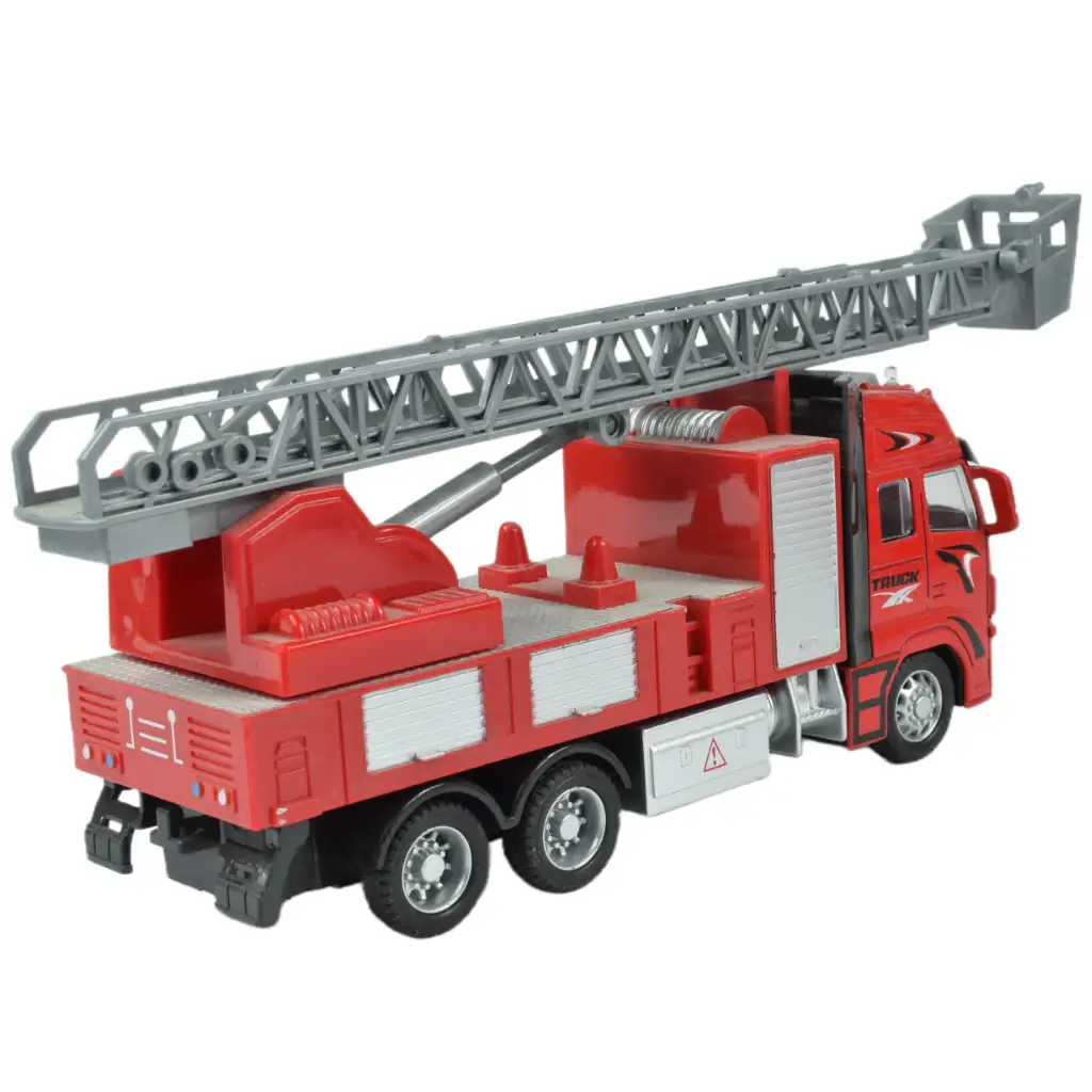 Fire Truck: Lendkerekes tűzoltókamion többféle változatban 19cm kép 10