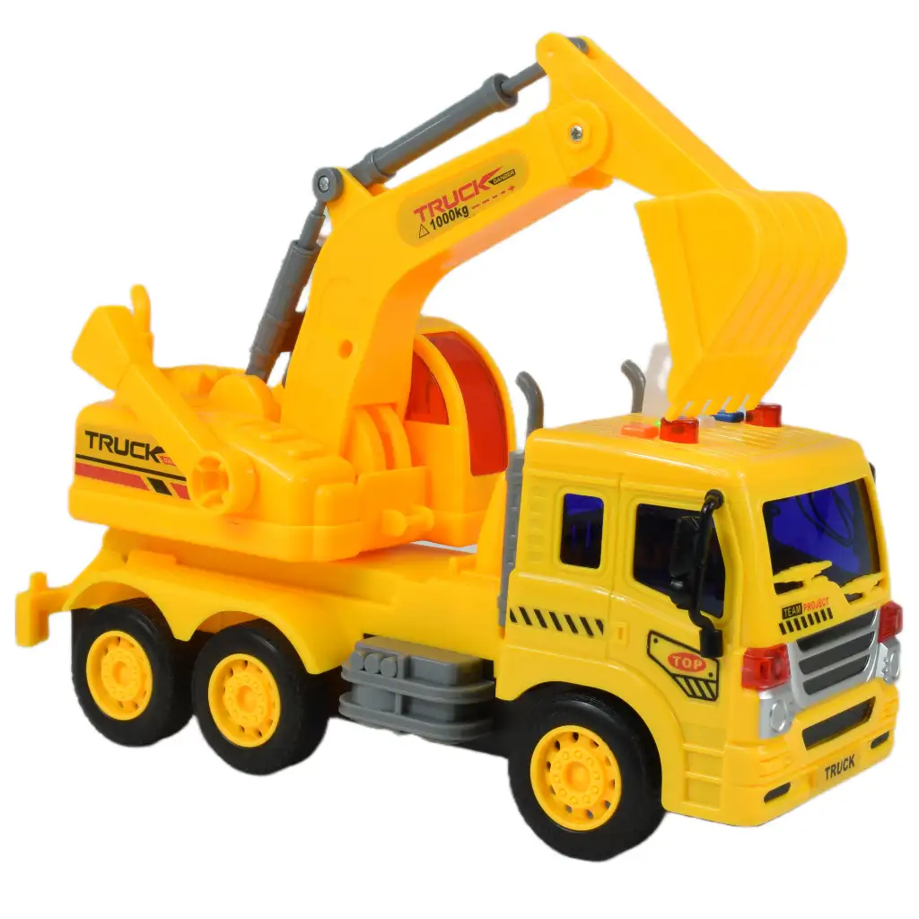 City Truck: Markolós teherautó fénnyel és hanggal 1/18 kép 5