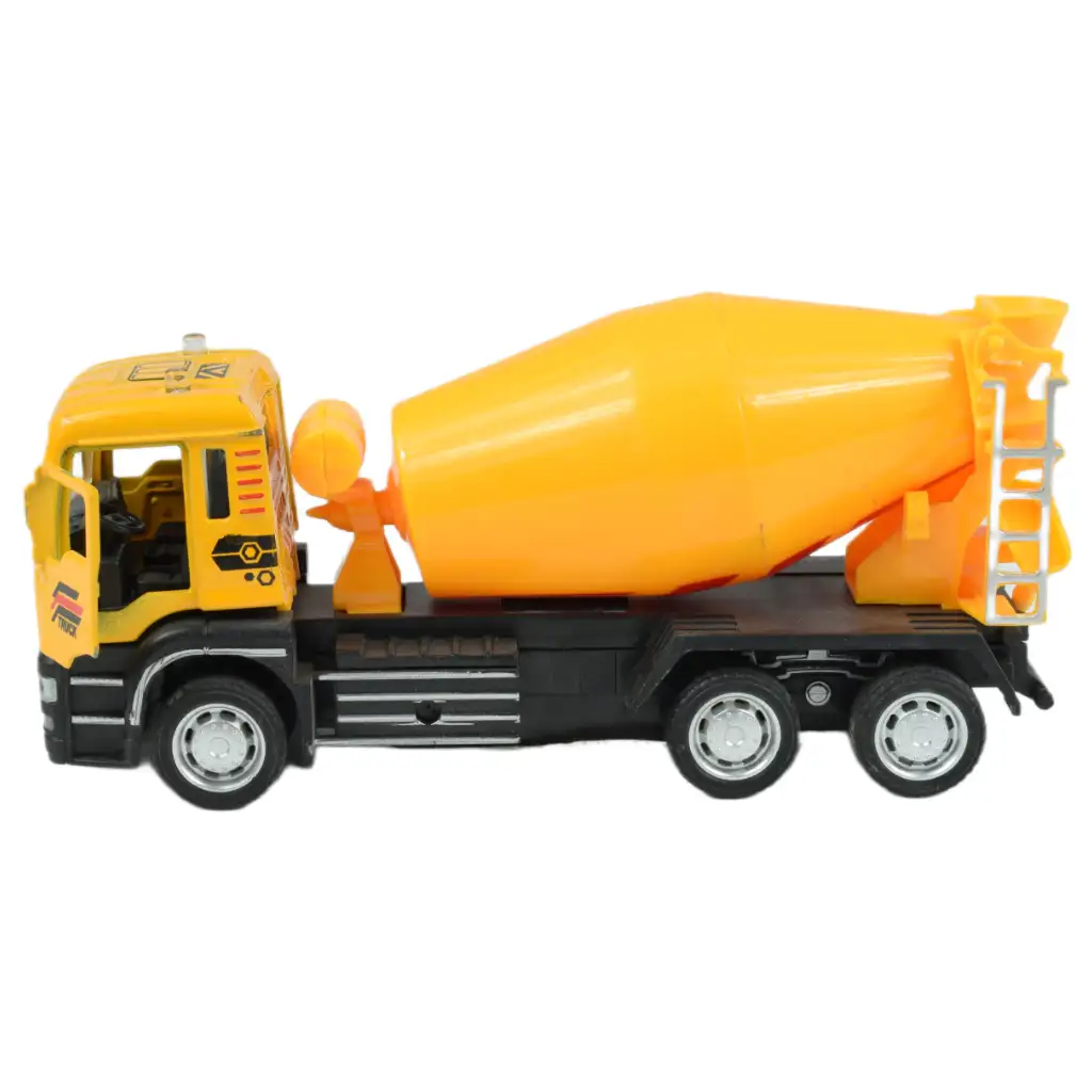 City Truck: Hátrahúzós betonkeverő vagy darus teherautó 14cm kép 6