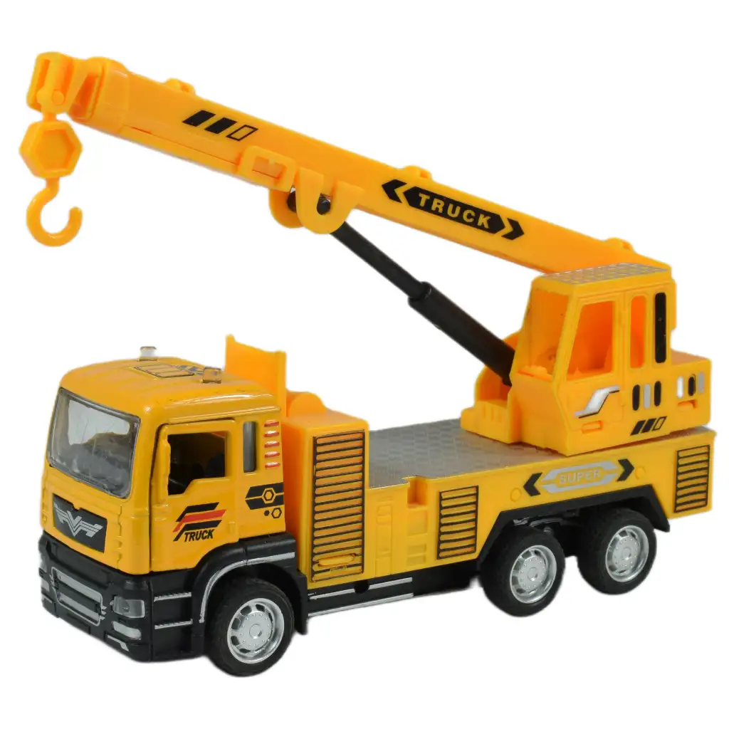 City Truck: Hátrahúzós betonkeverő vagy darus teherautó 14cm kép 2