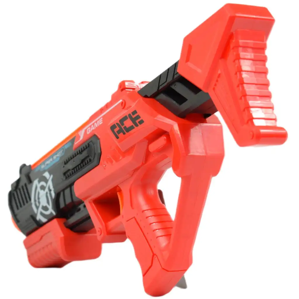 Super Shoot: Manuális szivacslövő fegyver töltényekkel 47cm kép 3