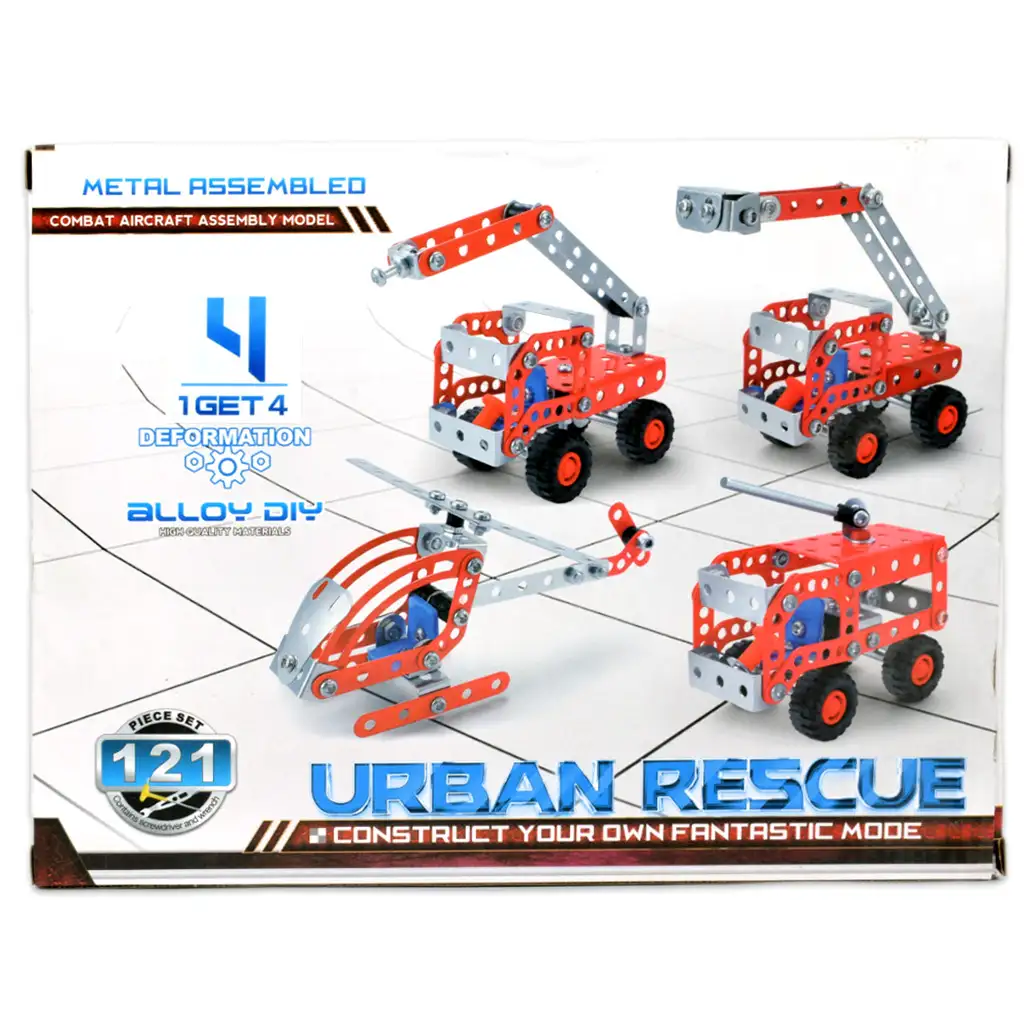 Urban Rescue: 121 db-os mentőjármű építő szett kép 5