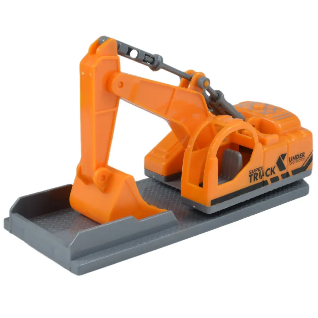 City Truck: Átalakítható lendkerekes építőipari teherautó jelzőtáblákkal 19cm kép 3