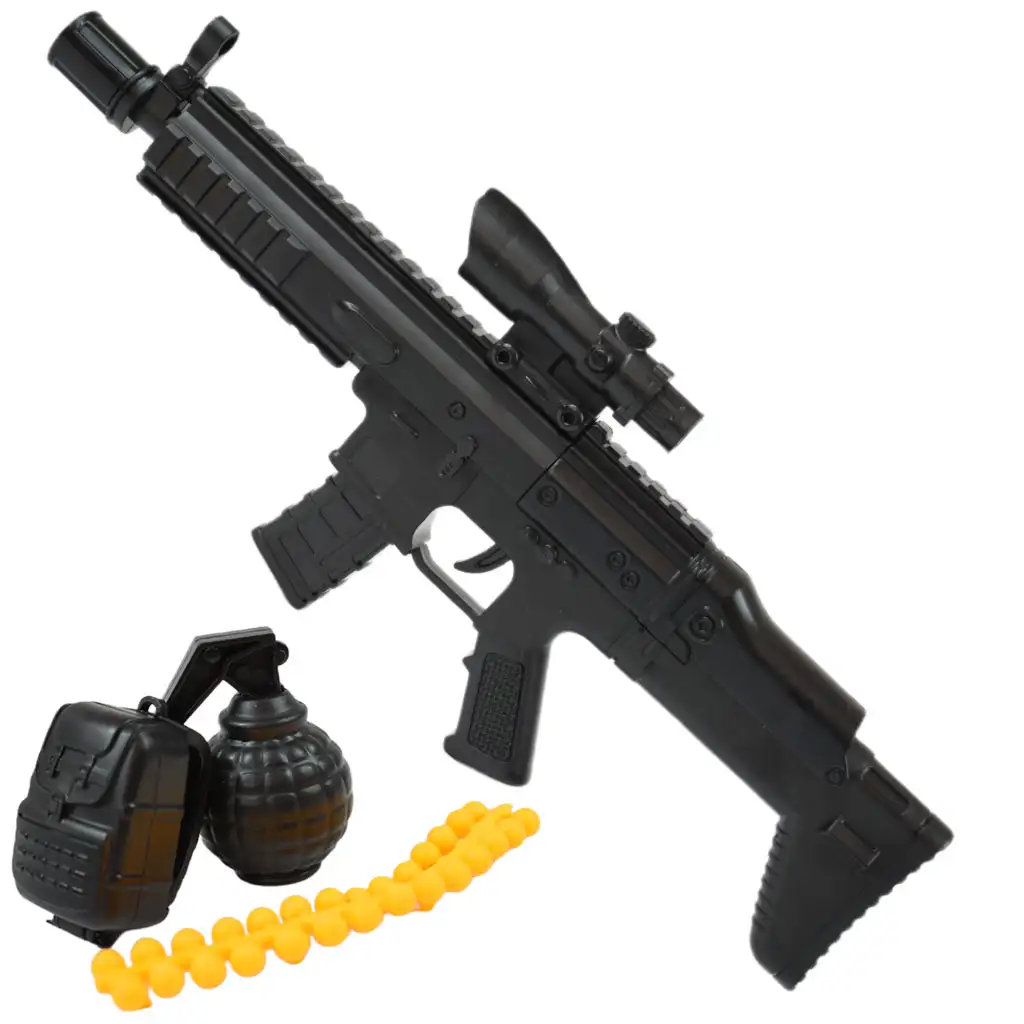 Assault Game: Katonai fegyver szett kiegészítőkkel és tölténnyel többféle változatban kép 2