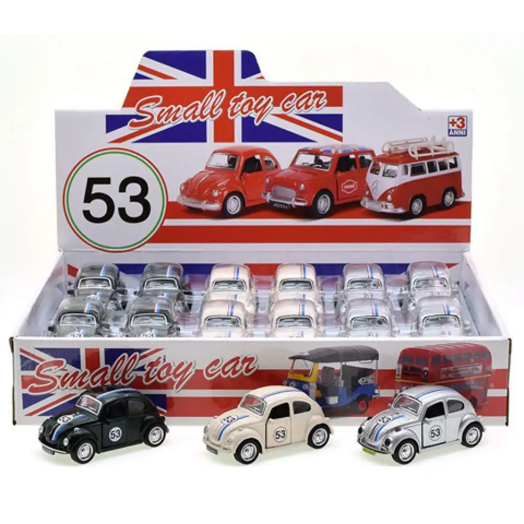 Volkswagen Beetle 53-as  kisautó többféle változatban