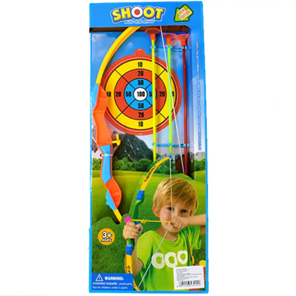 Íj szett tapadókorongos nyílvesszőkkel 55cm kép 2