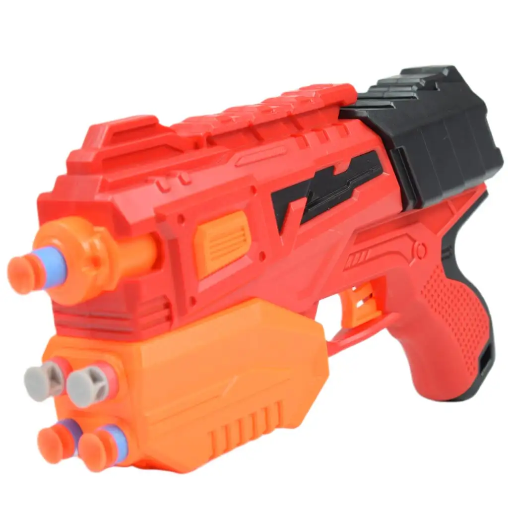 Crazy Launcher: Manuális szivacslövő szett céltáblával és lövedékkel 24cm kép 2