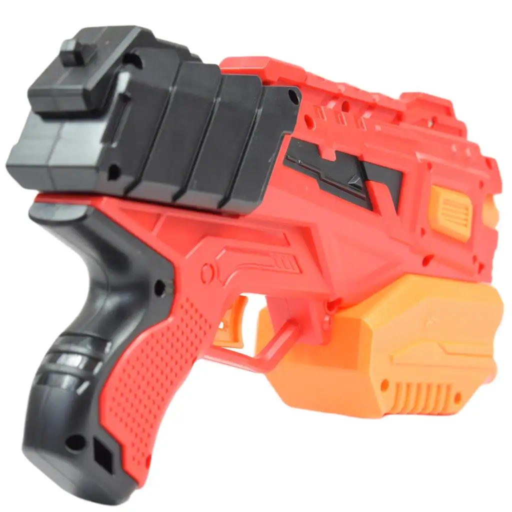 Crazy Launcher: Manuális szivacslövő szett céltáblával és lövedékkel 24cm kép 4