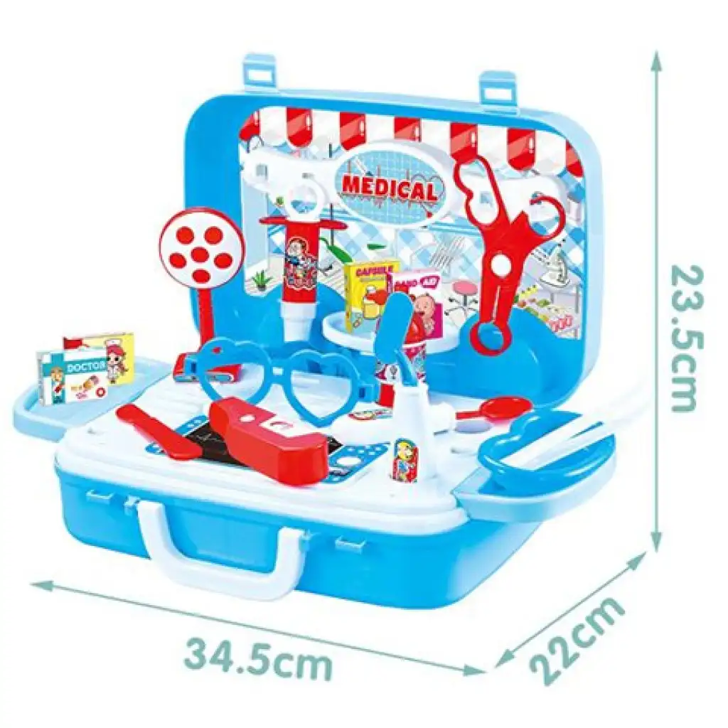 Orvosi szett bőröndben kiegészítőkkel kép 2