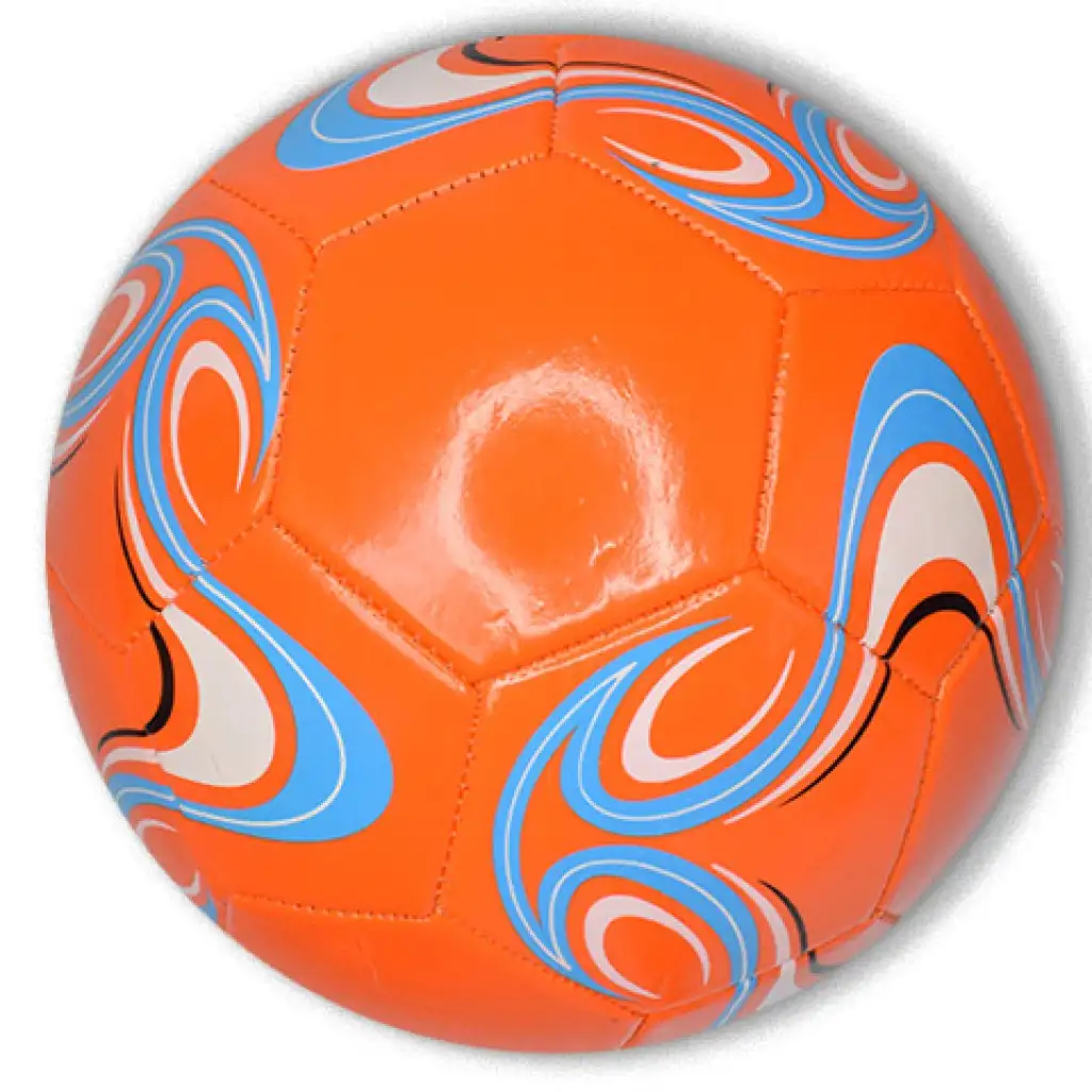 Műbőr focilabda élénk színekkel négyféle színben 23cm kép 4