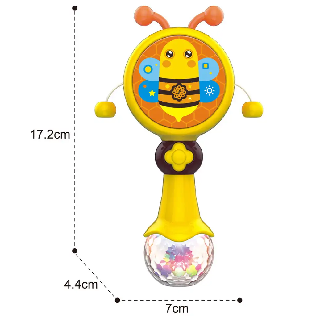 Music World: Méhecskés golyós dob 17cm kép 3