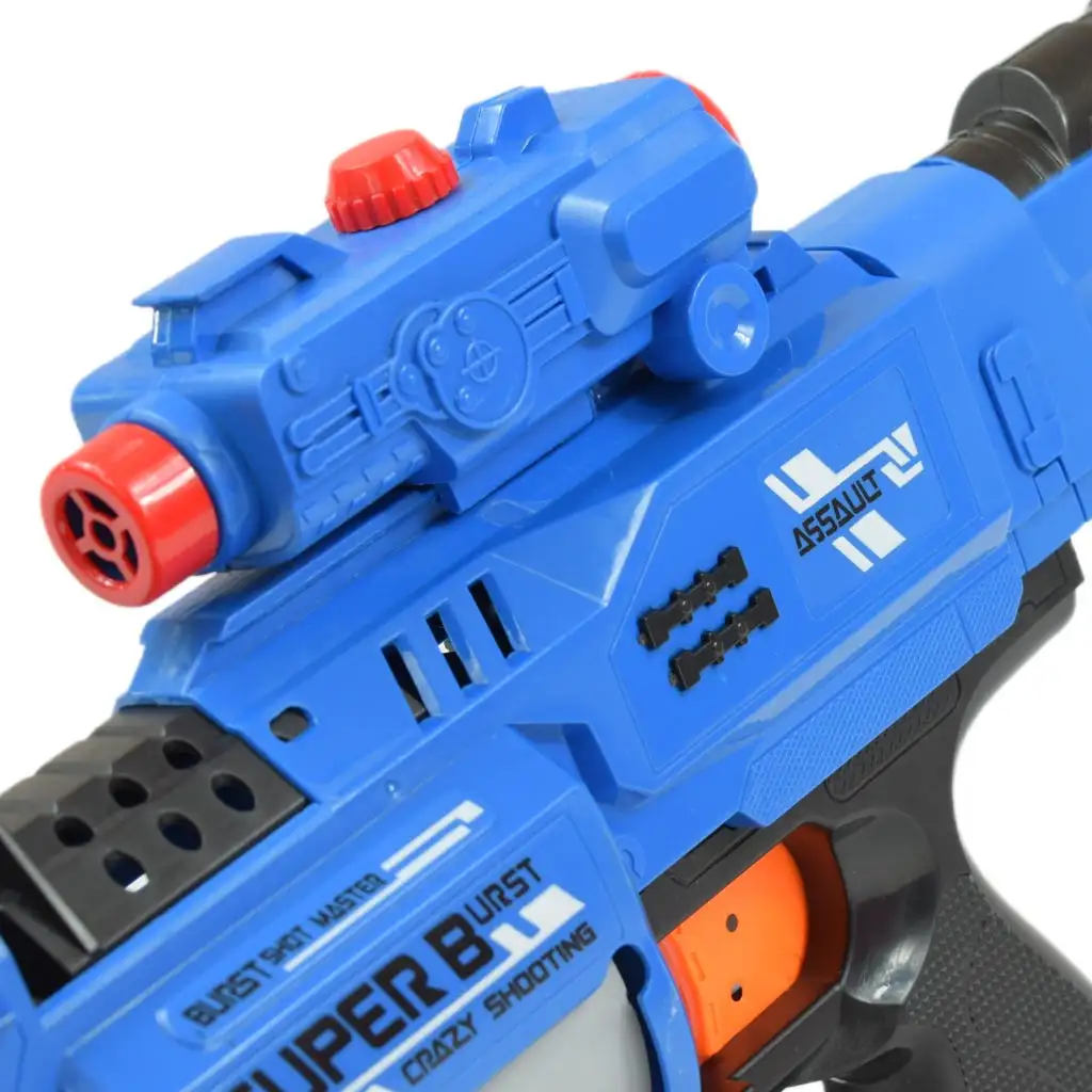 Rapid Launcher: Elektromos forgótáras szivacslövő fegyver 20db tölténnyel 49cm kép 5