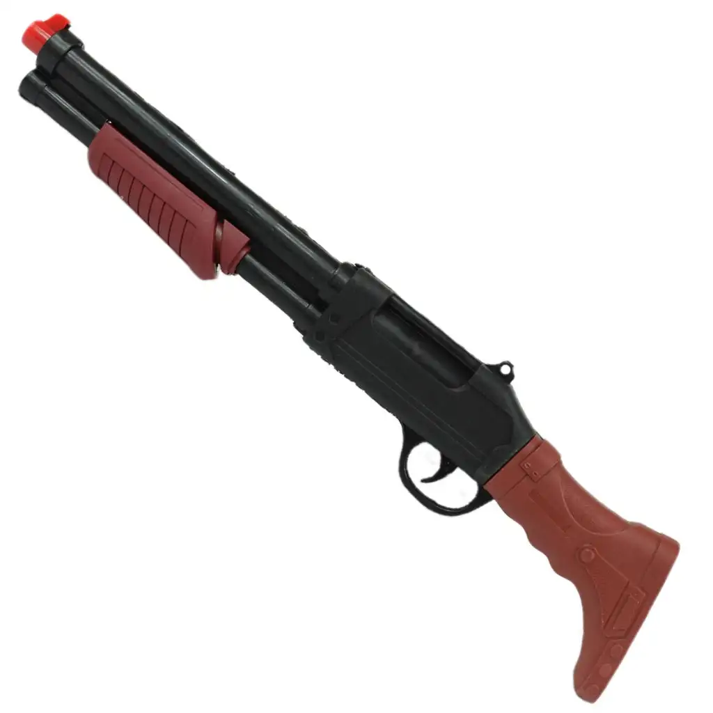 Sörétes puska tapadókorongos lövedékekkel és övre erősíthető fegyvertartóval 48cm kép 2