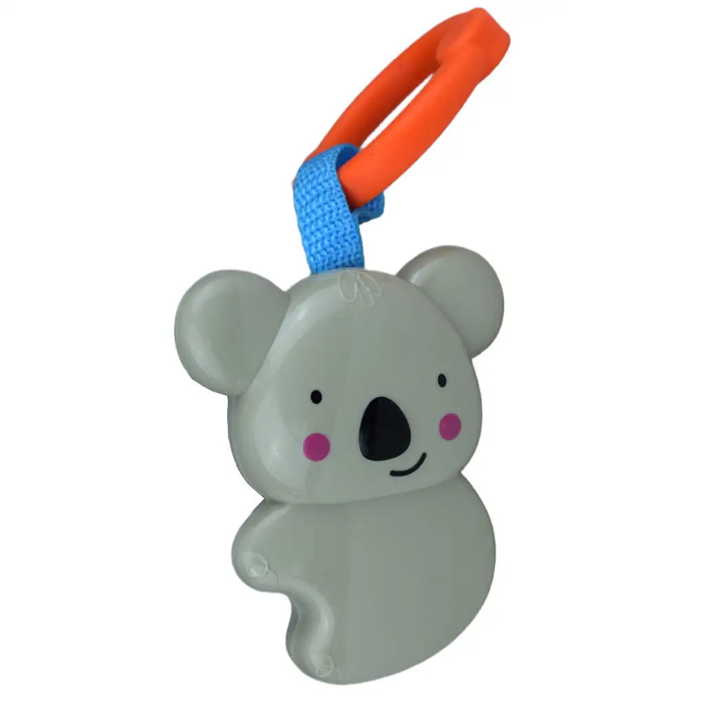 Sun Baby: Vidám koala BPA mentes bébi csörgő kép 2