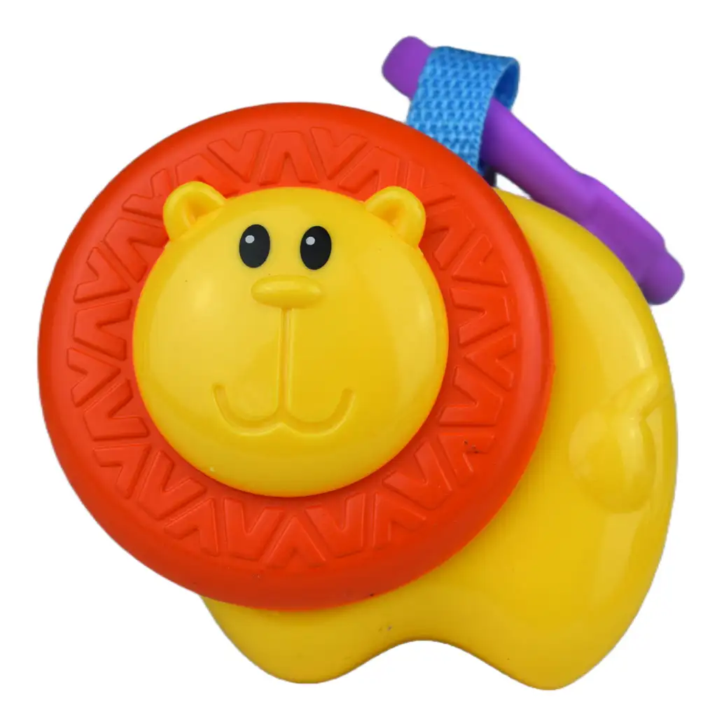 Sun Baby: Vidám oroszlán BPA mentes bébi csörgő kép 2