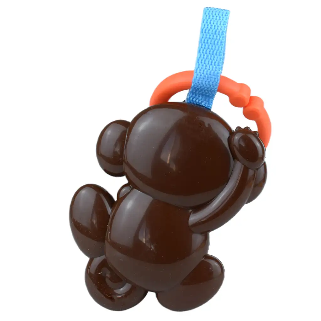 Sun Baby: Vidám majom BPA mentes bébi csörgő kép 3