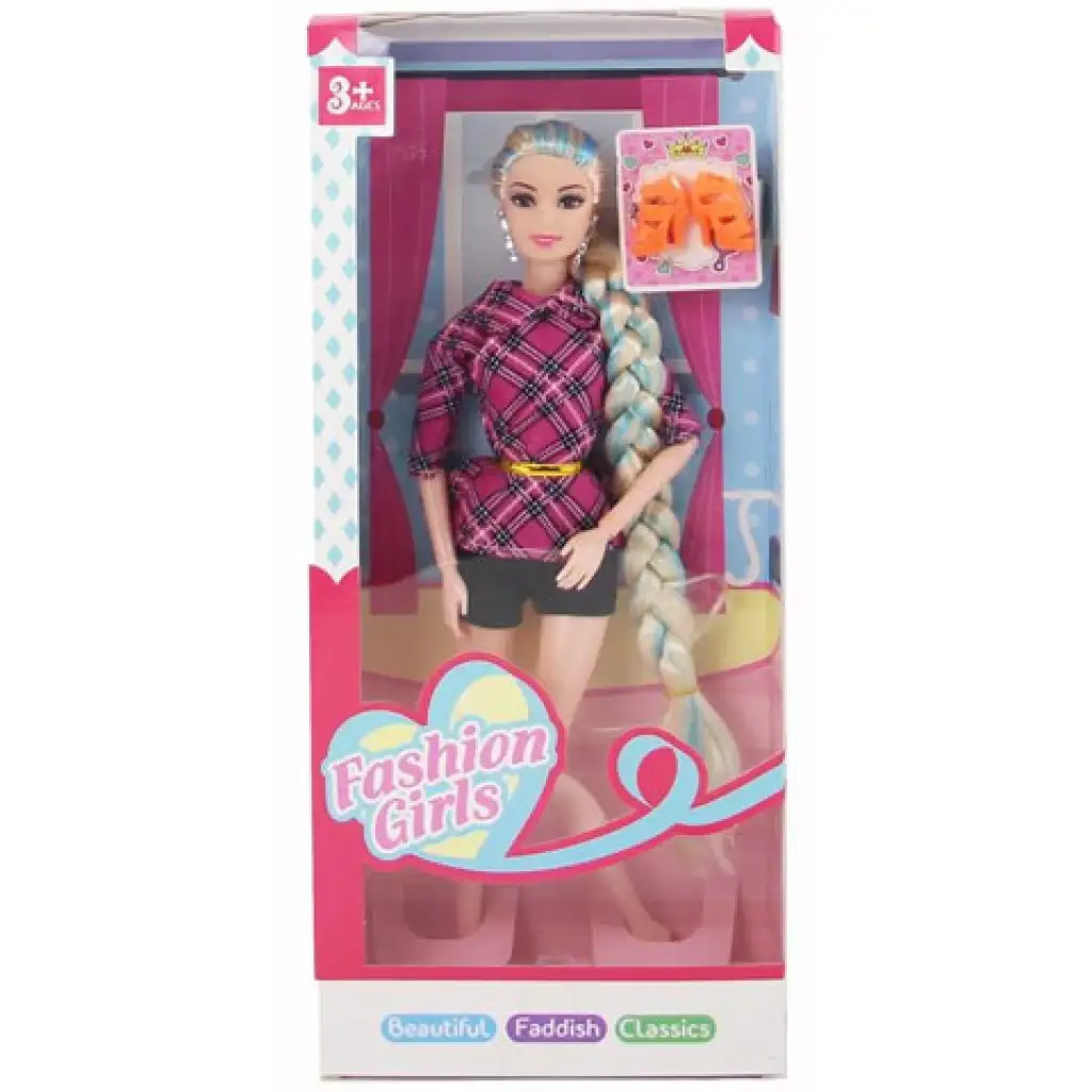 Nicky festett hajú divatbaba