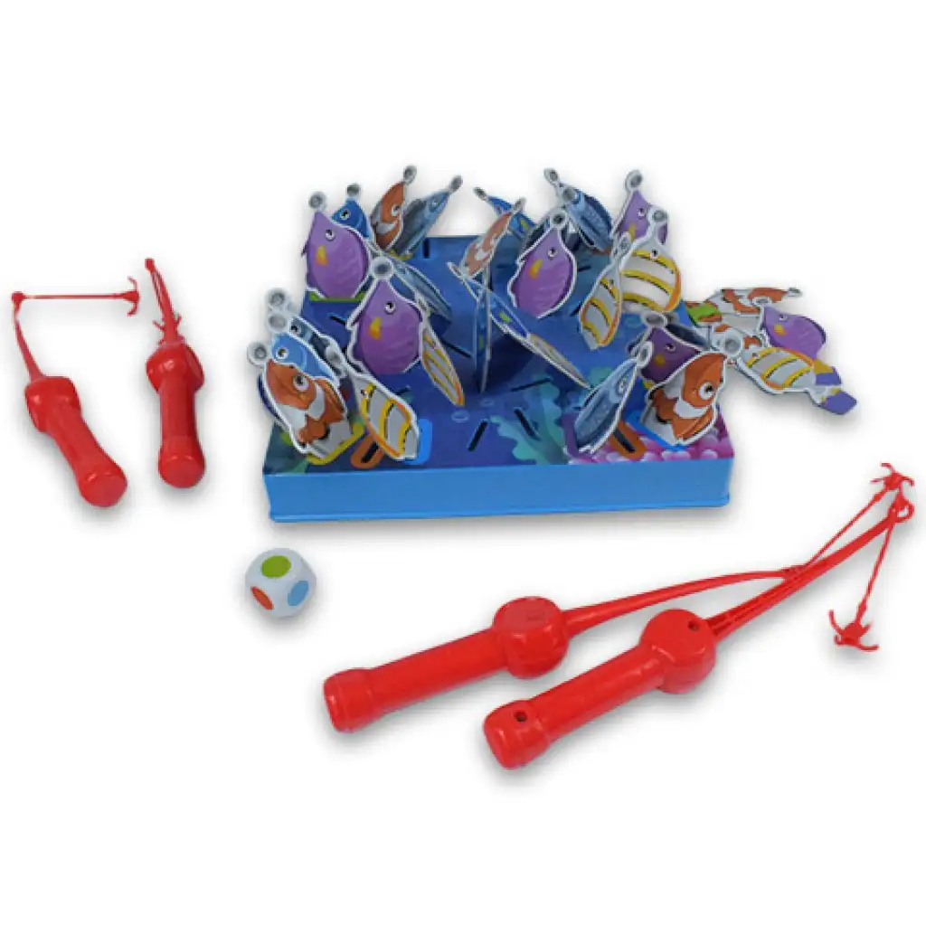 Memória horgászjáték halakkal és horgászbotokkal kép 3