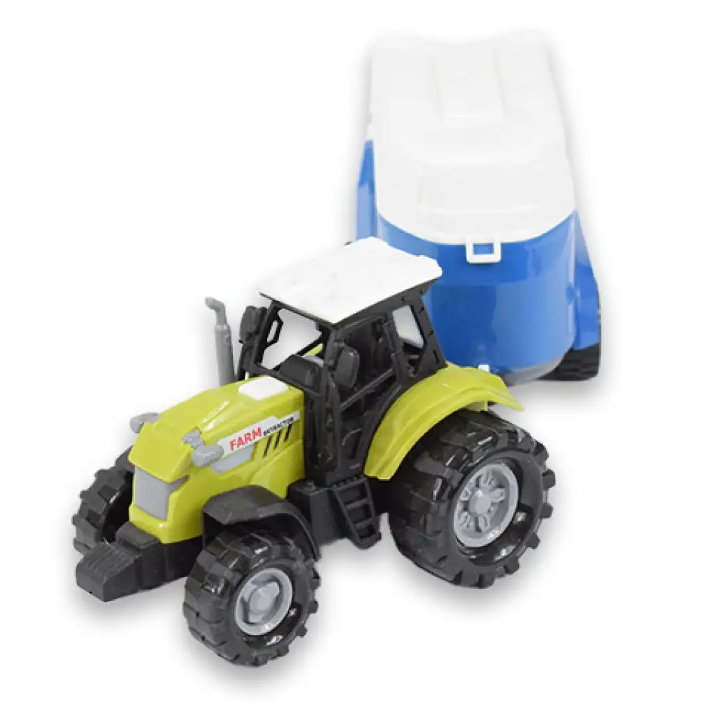 Farm Truck: Lószállító traktor utánfutóval, fénnyel és hanggal 23cm kép 2