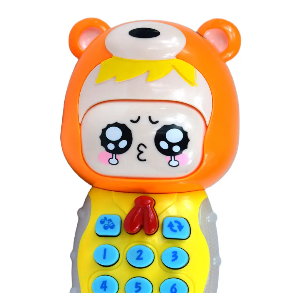 Mókás bébi telefon kétféle változatban hanggal és fénnyel kép 2