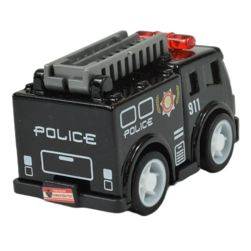 Alloy Car: Rendőrségi autó többféle változatban 5cm kép 7